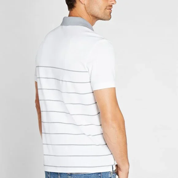 Colorblock Polo - New With Tags - NEVER WORN - White Multi